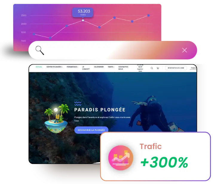 Paradis plongée Résultats