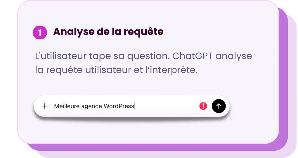 Analyse de la requête