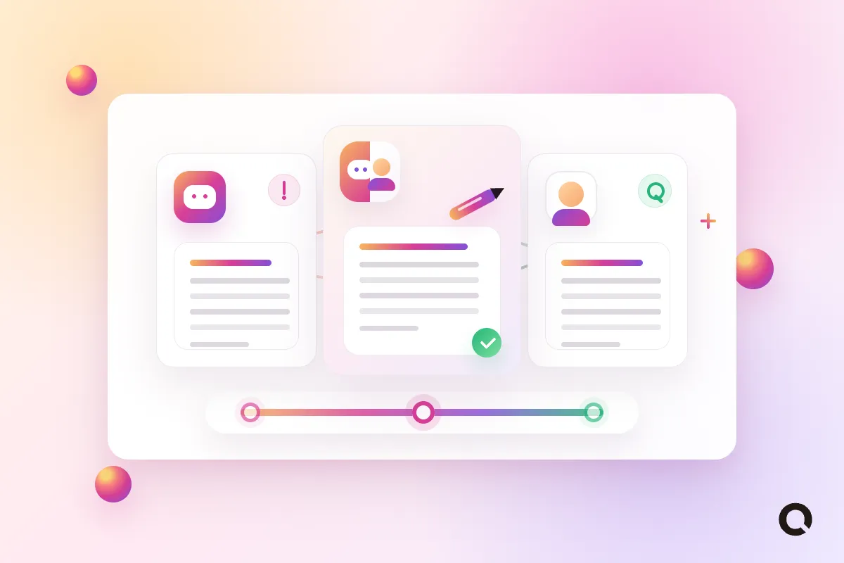 Thumbnail - Comparaison entre rédaction IA, hybride et humaine