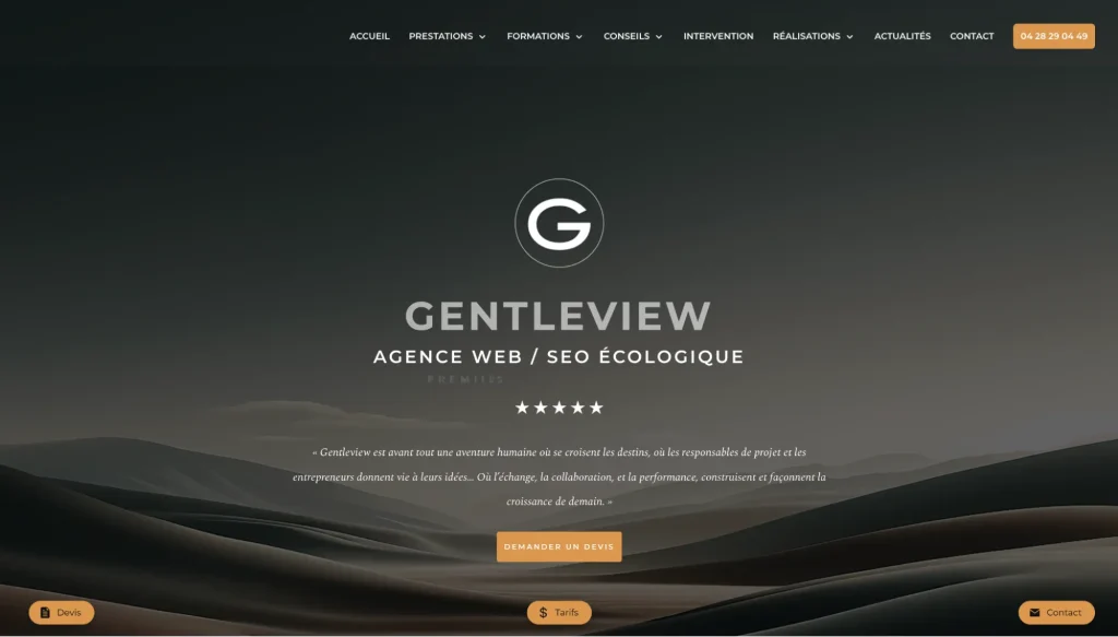 Agence SEO Saas Gentleview