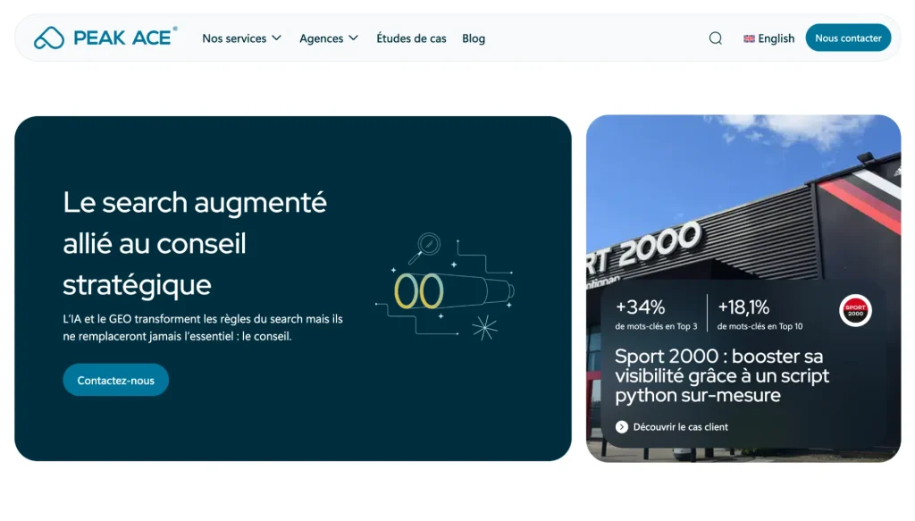 Agence SEO Saas Peak Ace
